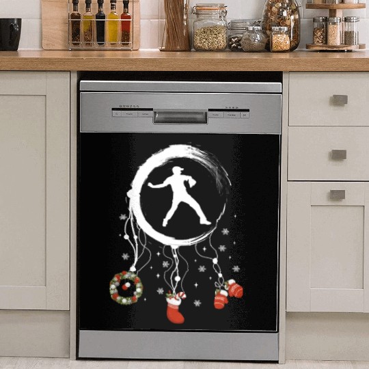 Winter dreamcatcher Christmas Baseball Dish Washer Covers