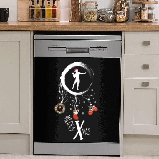 Winter dreamcatcher Christmas Shot put Dish Washer Covers