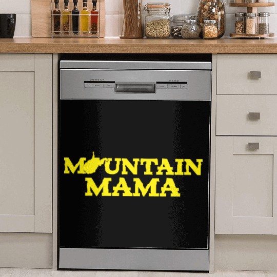 Mountain Mama Wv Blue And Gold Dish Washer Covers