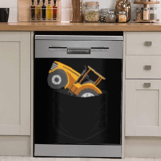 Farming Farmer Pocket Tractor Dish Washer Covers