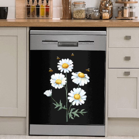 Marguerites Daisy Summer Daisies Flower Garden Dish Washer Covers