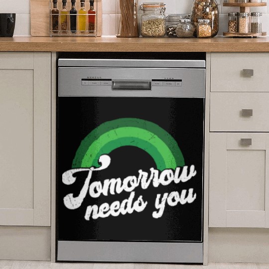 Rainbow Mental Health Tomorrow Needs You Dish Washer Covers