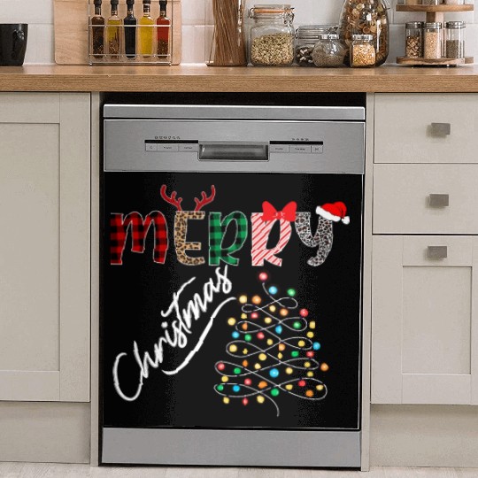MERRY CHRISTMAS ,Christmas light Dish Washer Covers