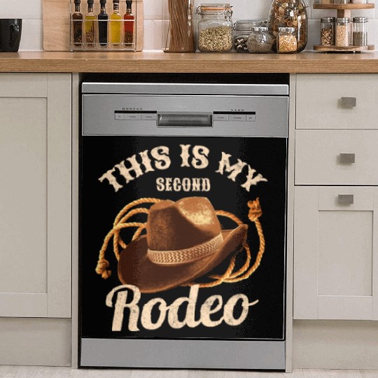 Rodeo Bull Riding Livestock Show Farmer Cattle Dish Washer Covers