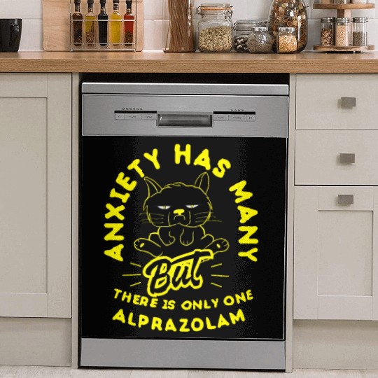 ANXIETY HAS MANY Dish Washer Covers