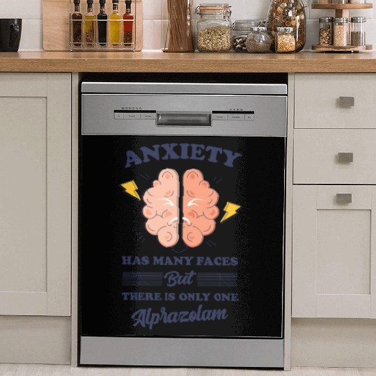 ANXIETY HAS MANY Dish Washer Covers