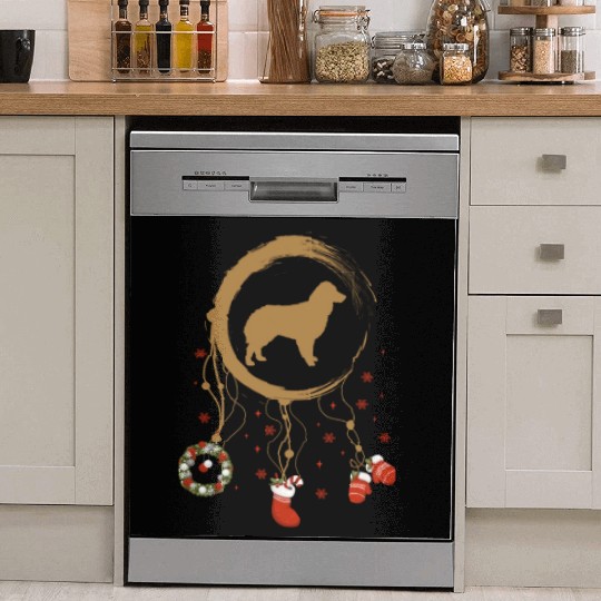 dog dreamcatcher Christmas Australian Shepherd Dish Washer Covers