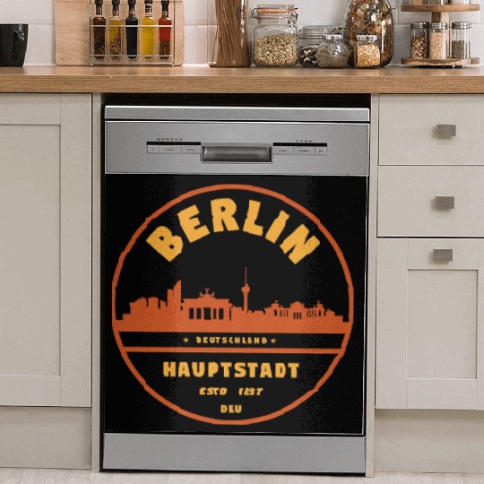 Berlin Germany Skyline Dish Washer Covers