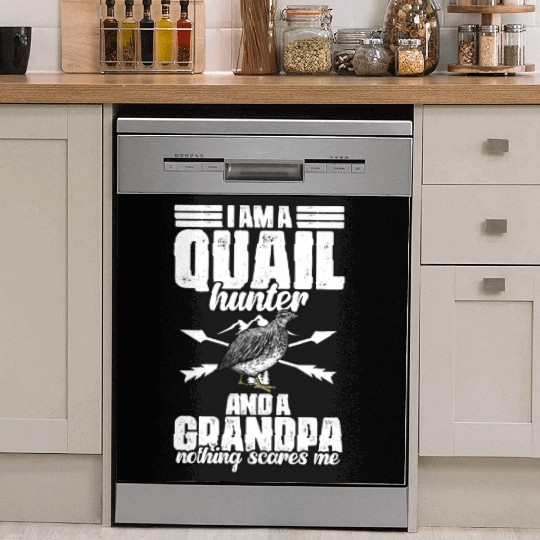Funny Quail Hunting Hobby For Bobwhite Quail Dish Washer Covers