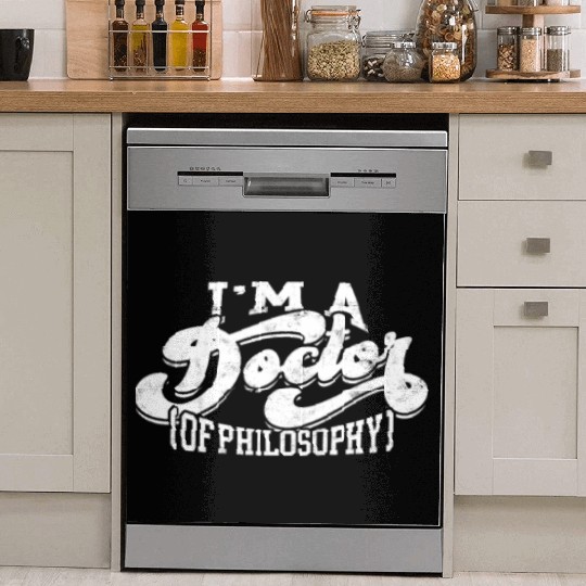 Doctor Of Philosophy Doctorate Phd Student Dish Washer Covers