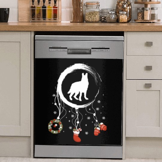 dog dreamcatcher Christmas German Shepherd Dish Washer Covers