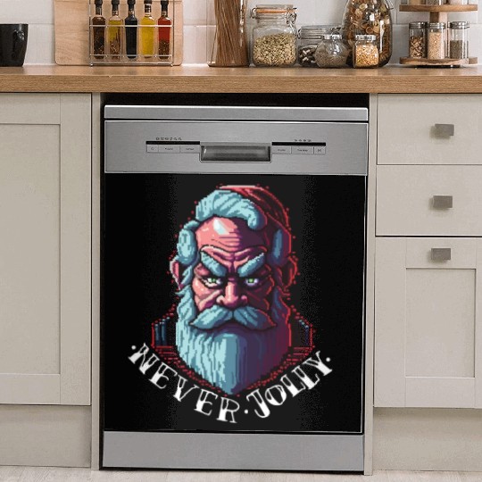 Grumpy Santa Dish Washer Covers