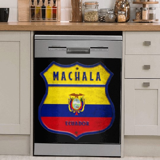 Machala Ecuador coat of arms flag design Dish Washer Covers