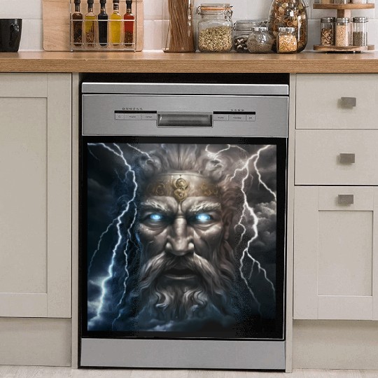 Portrait of Zeus Dish Washer Covers
