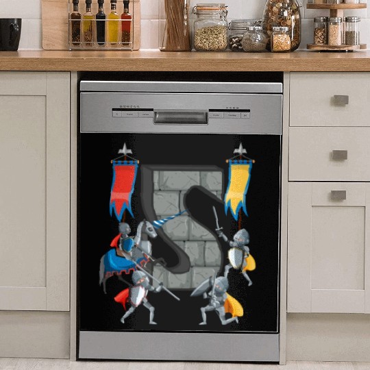 Medieval Knights Middle Ages History Castle 5th Dish Washer Covers