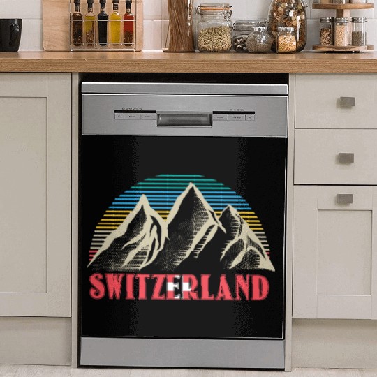 Switzerland Mountains Gift Idea Dish Washer Covers