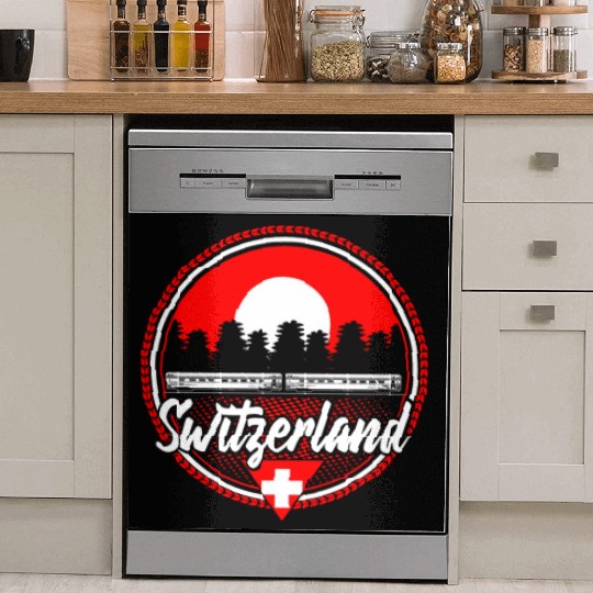 Switzerland Mountains State Gift Idea Dish Washer Covers