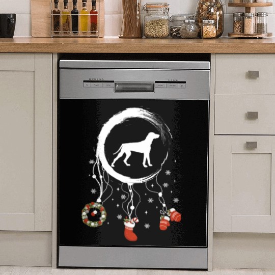 dog dreamcatcher Christmas Weimaraner Dish Washer Covers