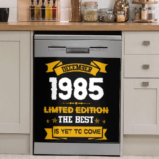 December 1985 Birthday Surprise Dish Washer Covers