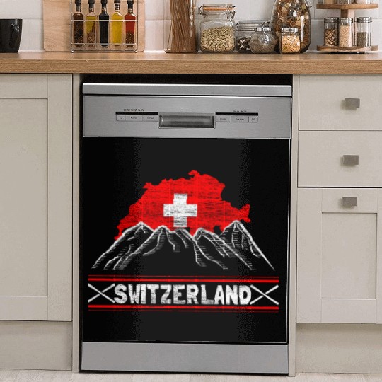 Switzerland Swiss Origin Gift Dish Washer Covers