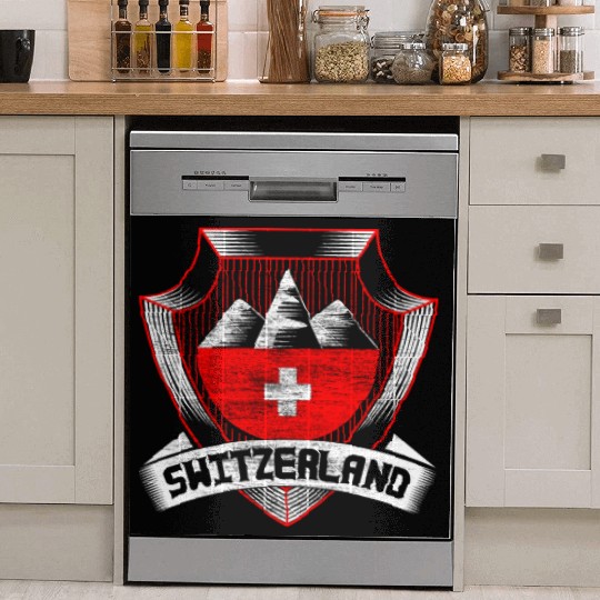 Switzerland Neutrality Flag Dish Washer Covers
