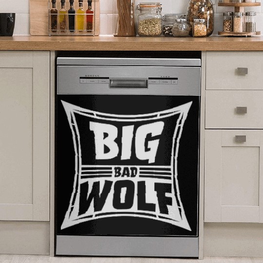 big bad wolf quote Dish Washer Covers