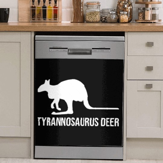 Funny Kangaroo Tyrannosaurus Deer Dish Washer Covers