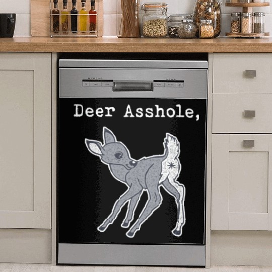 DEER ASSHOLE Dish Washer Covers