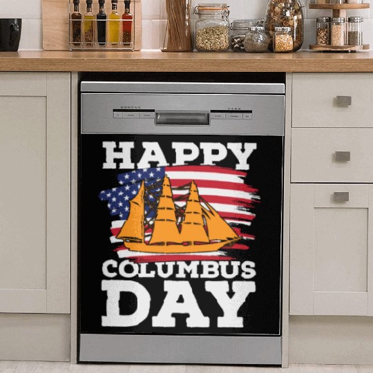 Columbus Day 1492 Dish Washer Covers