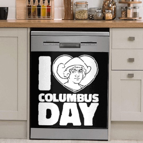 Columbus Day 1492 Dish Washer Covers