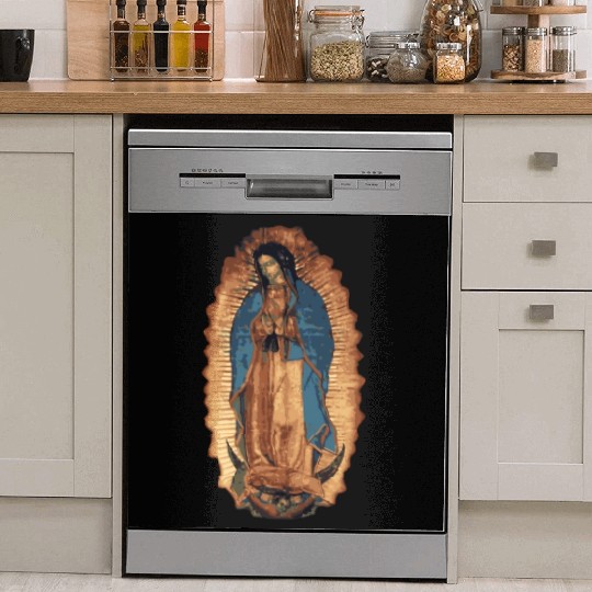 Our Lady Of Guadalupe Catholic Mary Image Dish Washer Covers