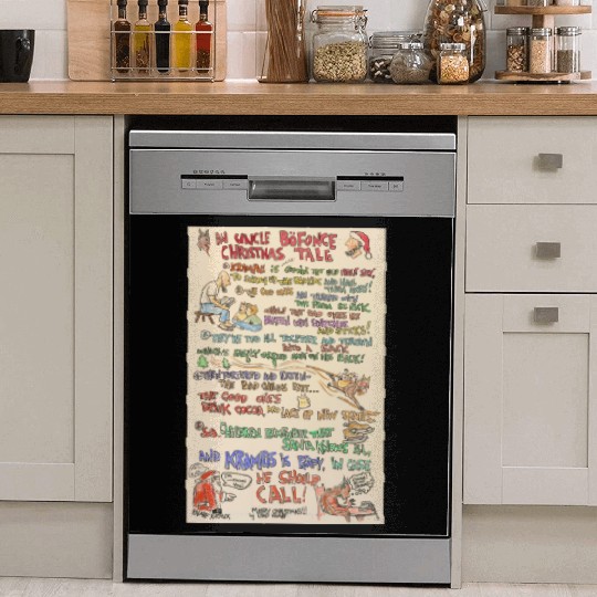 Krampus Dish Washer Covers