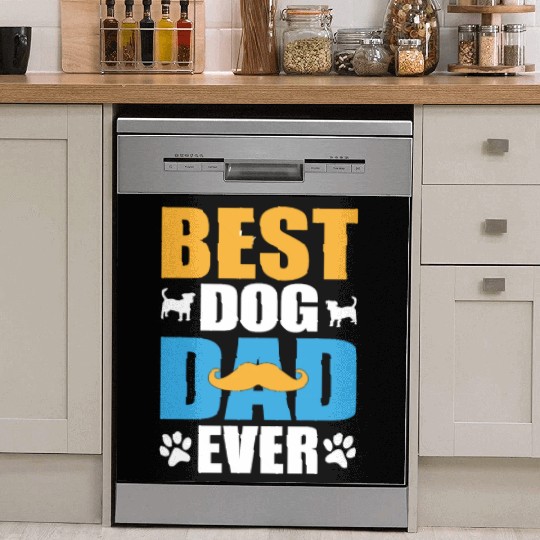 Best dog dad ever Dish Washer Covers