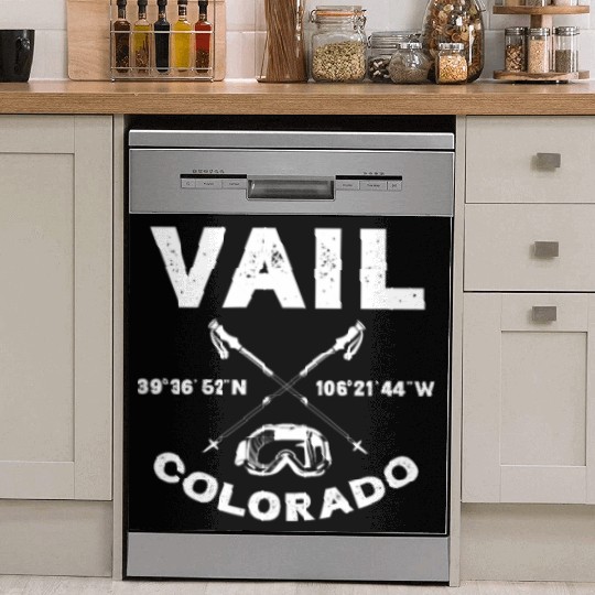 Vail Colorado, Skiing Dish Washer Covers