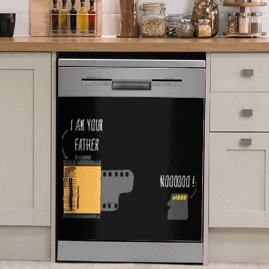 Funny Photography Film Father of SD Card Dish Washer Covers