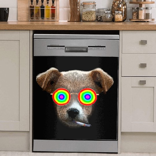 Best Dog Dad Ever Hunde Retro Dish Washer Covers