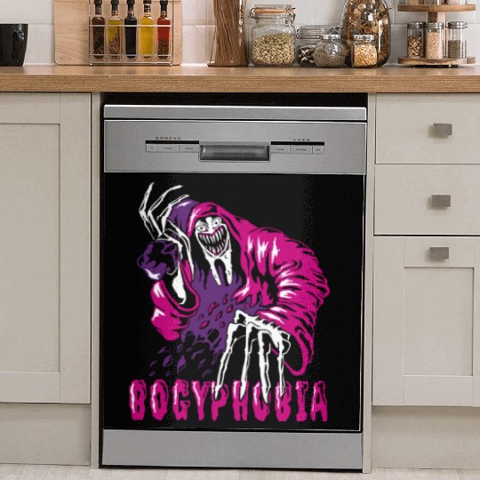 Bogyphobia scary creature Bogyphobia scary creatur Dish Washer Covers