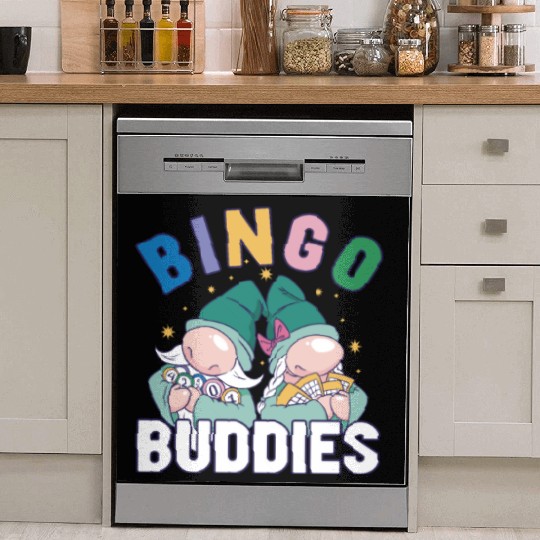 Bingo Card Game Grandma Bingo Player Bingo Cards Dish Washer Covers