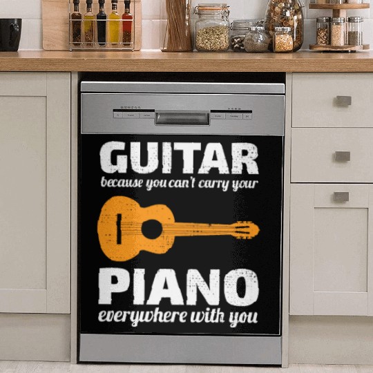 Guitar Piano Music Musician Bassist Guitarist Dish Washer Covers