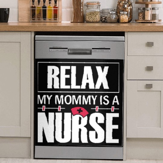 Relax Nurse Nursing Student Teacher Gift Ideas Dish Washer Covers