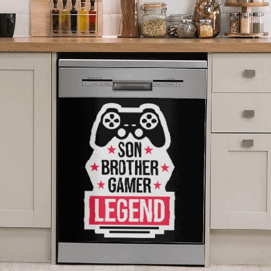 son brother gamer legend Dish Washer Covers
