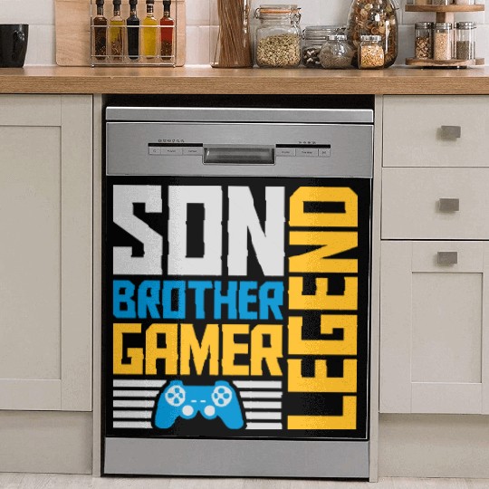 son brother gamer legend Dish Washer Covers