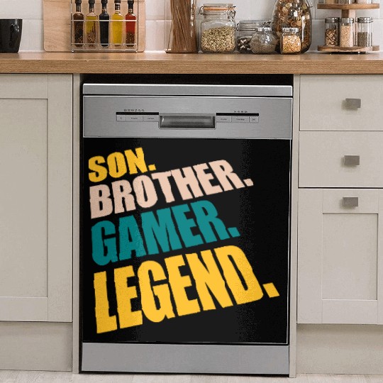 son brother gamer legend Dish Washer Covers