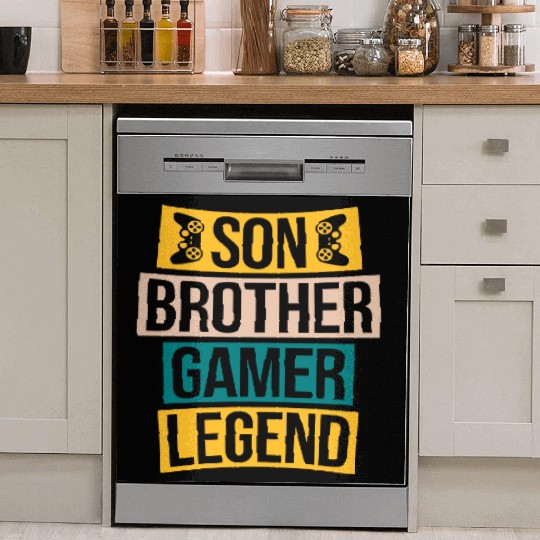 son brother gamer legend Dish Washer Covers