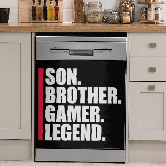 son brother gamer legend Dish Washer Covers