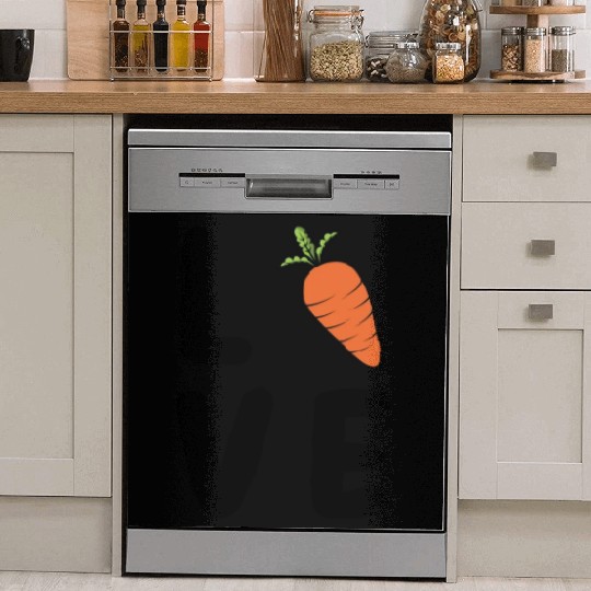 Carrot Love-Vegetable Love Dish Washer Covers
