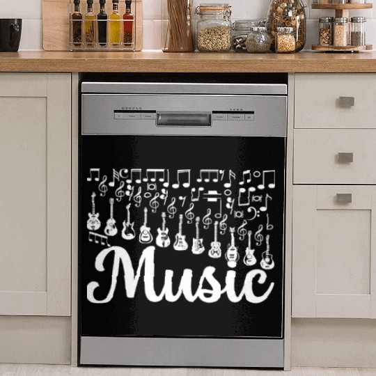 Guitar Music Lover Guitarist Guitar Musician Guita Dish Washer Covers