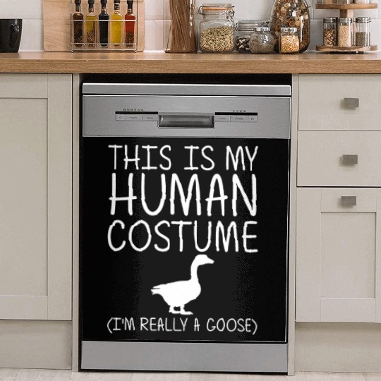Goose Easy Halloween Human Costume Waterfowl Anima Dish Washer Covers