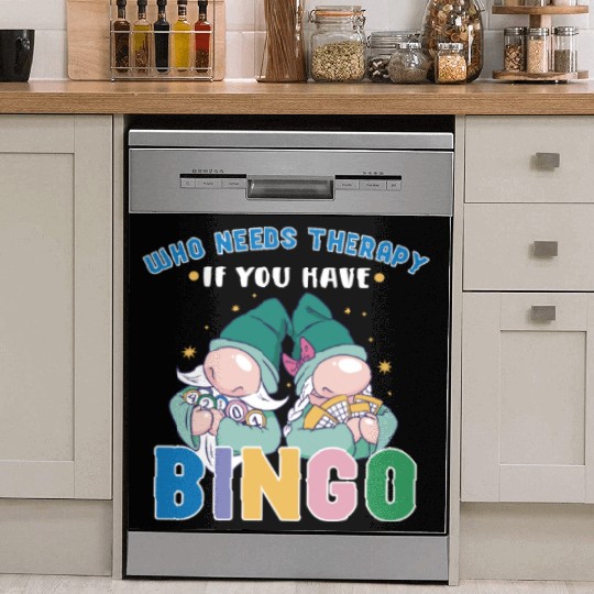 Bingo Card Game Grandma Bingo Player Bingo Cards Dish Washer Covers
