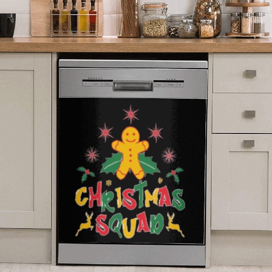 Christmas squad. Dish Washer Covers